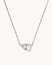 Load image into Gallery viewer, KENDRA SCOTT Tatum Silver Short Pendant Necklace 9608884012
