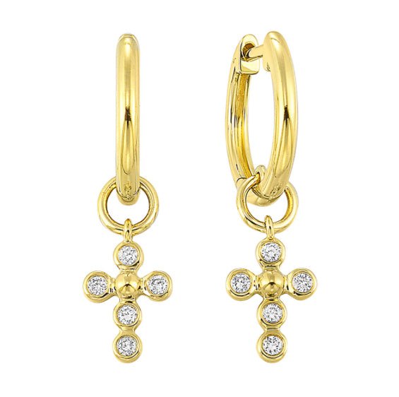 14K YG DIAMOND HUGGIE EARRINGS
ER11329-4YC