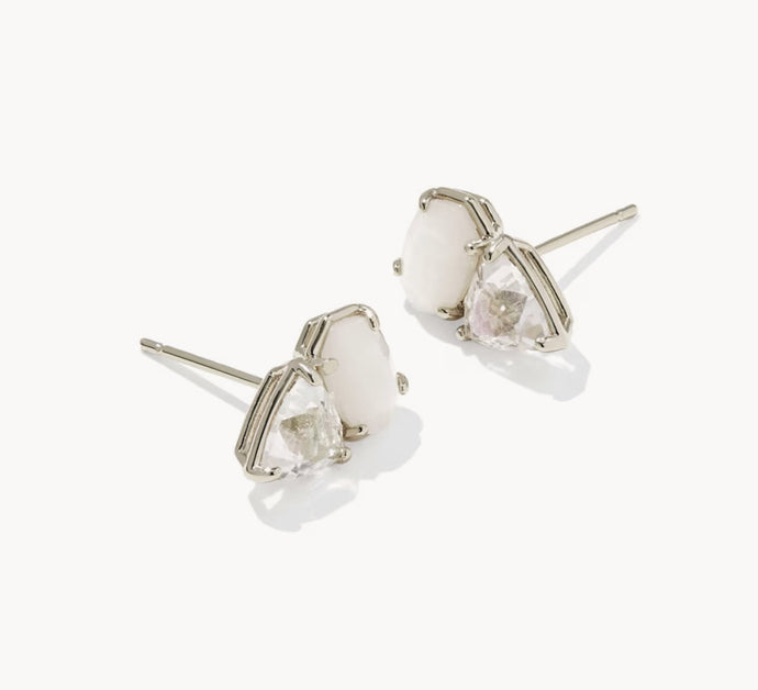 KENDRA SCOTT Tatum Silver Stud Earrings 9608890850