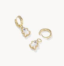 Load image into Gallery viewer, 75KENDRA SCOTT Ghost Gold Convertible Huggie Earrings 9608886872