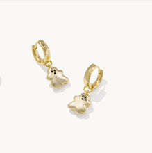 Load image into Gallery viewer, 75KENDRA SCOTT Ghost Gold Convertible Huggie Earrings 9608886872