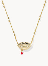 Load image into Gallery viewer, 80KENDRA SCOTT Vampire Gold Short Pendant Necklace 9608876053