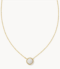 Load image into Gallery viewer, KENDRA SCOTT Volleyball Necklace in White Mother-of-Pearl 9608866061