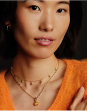 Load image into Gallery viewer, KENDRA SCOTT Pumpkin Gold Link and Chain Necklace 9608880812