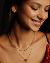 Load image into Gallery viewer, 80KENDRA SCOTT Vampire Gold Stud Earrings 9608880156