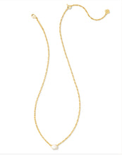 Load image into Gallery viewer, KENDRA SCOTT Cailin Gold Pendant Necklace in Ivory Mother-of-Pearl 9608803553