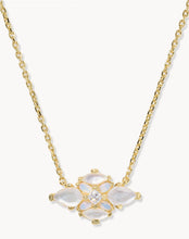 Load image into Gallery viewer, KENDRA SCOTT Abbie Gold Crystal Short Pendant Necklace 9608886942