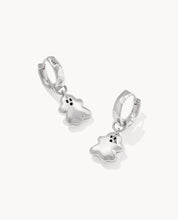 Load image into Gallery viewer, KENDRA SCOTT Ghost Silver Convertible Huggie Earrings 9608887336