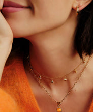 Load image into Gallery viewer, KENDRA SCOTT Pumpkin Gold Link and Chain Necklace 9608880812