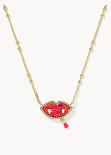 Load image into Gallery viewer, 80KENDRA SCOTT Vampire Gold Short Pendant Necklace 9608876053