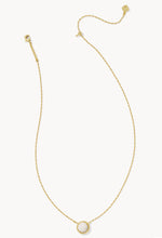 Load image into Gallery viewer, KENDRA SCOTT Volleyball Necklace in White Mother-of-Pearl 9608866061