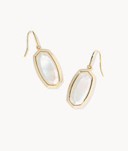 Load image into Gallery viewer, KENDRA SCOTT Dani Bezel Gold Drop Earrings 9608880978