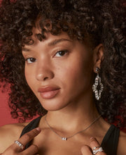 Load image into Gallery viewer, KENDRA SCOTT Jamie Silver Short Pendant Necklace 9608890253