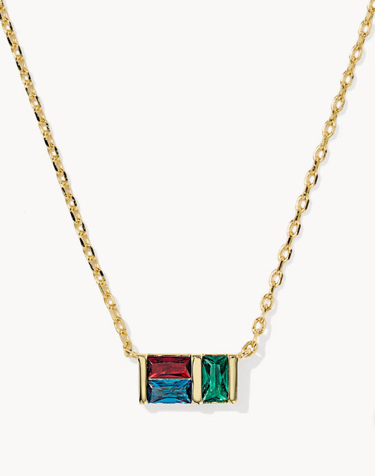 KENDRA SCOTT Jamie Gold Short Pendant Necklace 9608890478