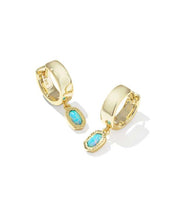 Load image into Gallery viewer, KENDRA SCOTT Mini Ellie Gold Wide Huggie Earrings 9608894652