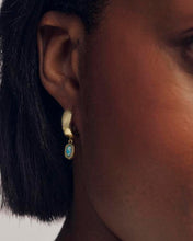 Load image into Gallery viewer, KENDRA SCOTT Mini Ellie Gold Wide Huggie Earrings 9608894652