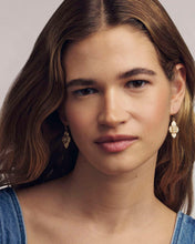 Load image into Gallery viewer, KENDRA SCOTT Abbie Medallion Gold Small Drop Earrings 9608894714