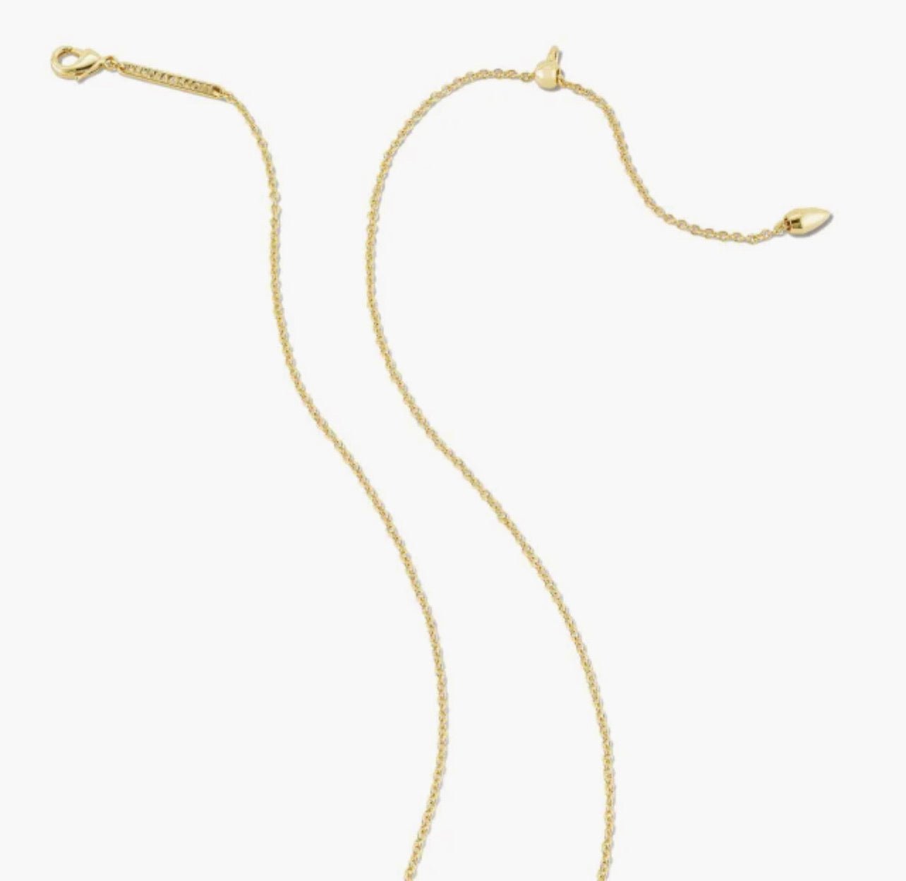 Kendra Scott | Grayson Gold Pendant Necklace in Black Cats Eye