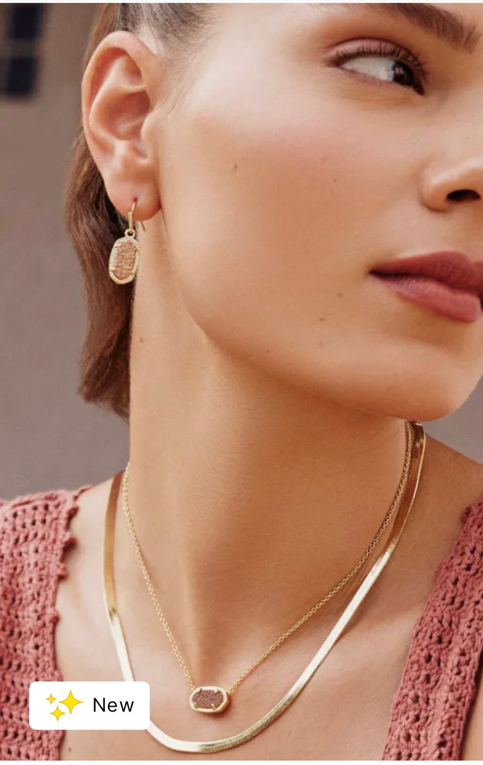 Kendra Scott earrings , J. Crew Hot Pink Orange beaded silver Tone Necklace  and | eBay