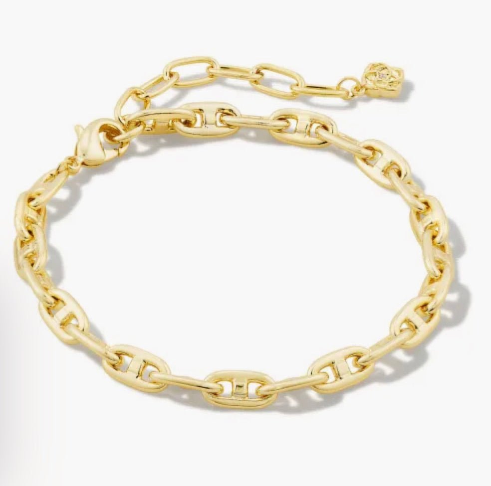KENDRA SCOTT Bailey Chain Bracelet in Gold Metal # 9608851467