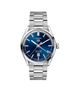 Tag Heuer-CARRERA TWIN-TIME TWIN-TIME Automatic Watch, 41 mm, Steel WBN201A.BA0640