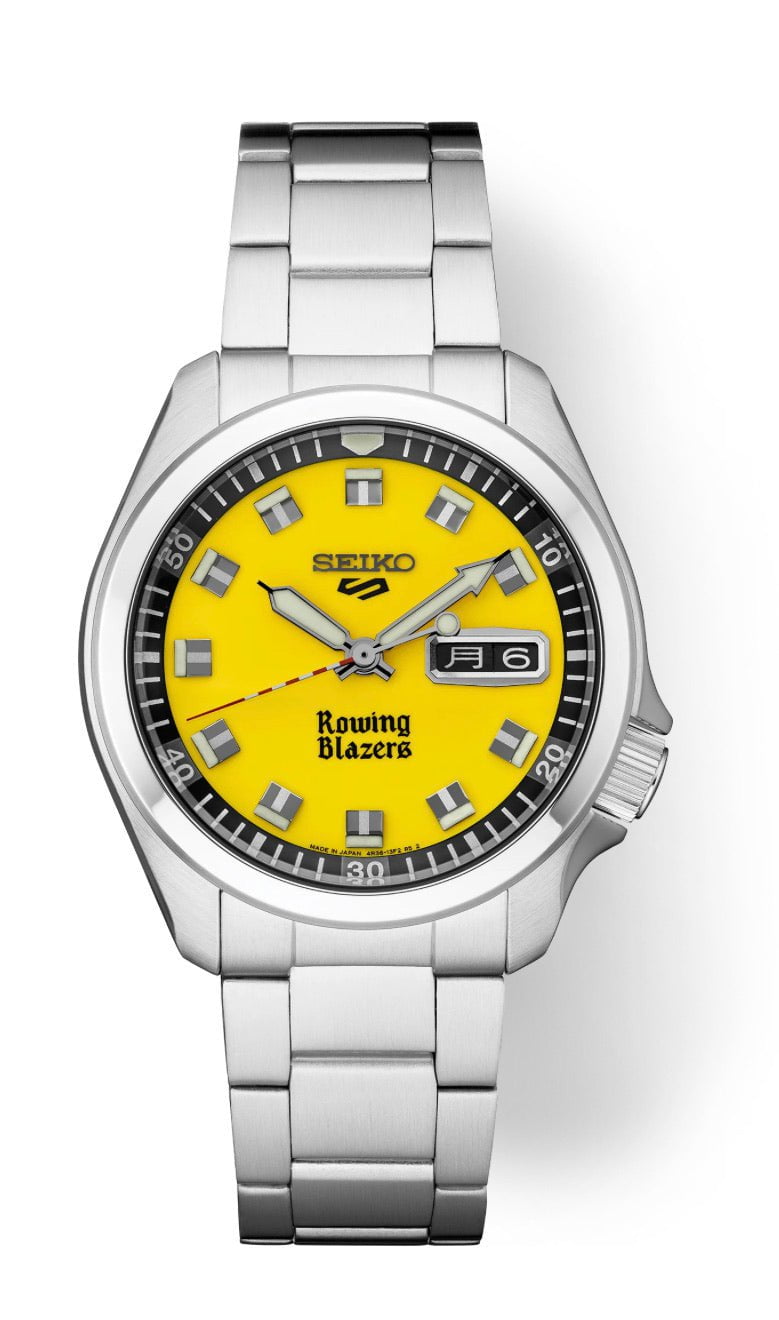 SEIKO 5 SPORTS SS AUTOMATIC YELLOW LIMITED EDITION # SRPJ69