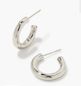 KENDRA SCOTT Colette Huggie Earrings in Silver # 9608853682