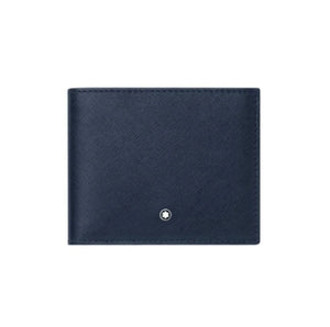 MONTBLANC   Sartorial Wallet, Leather, Blue, 6 Cards, #128585
