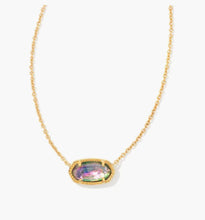 Load image into Gallery viewer, KENDRA SCOTT Elisa Gold Pendant Necklace in Lilac Abalone # 9608802144