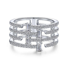 Load image into Gallery viewer, GABRIEL &amp; CO. 14K WHITE GOLD FASHION LADIES RING - M&amp;R Jewelers