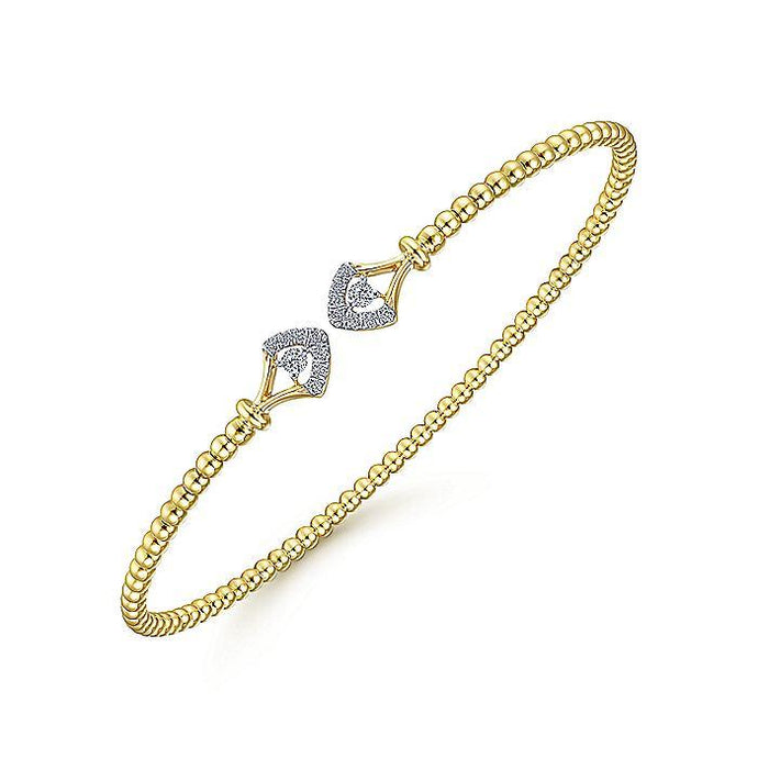 GABRIEL & CO.14K YELLOW GOLD FASHION BANGLE - M&R Jewelers