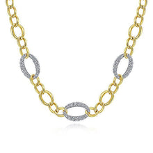 Load image into Gallery viewer, GABRIEL &amp; CO. 14K YELLOW WHITE GOLD FASHION NECKLACE - M&amp;R Jewelers