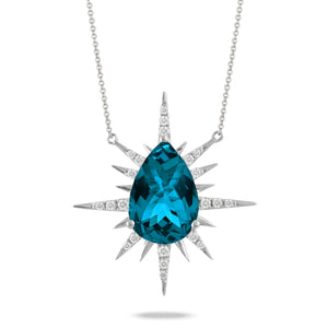 DOVES JEWELRY LONDON BLUE PENDANT - M&R Jewelers