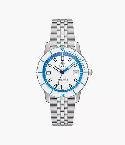 ZODIAC- Super Sea Wolf Compression Automatic Stainless Steel Watch ZO9291