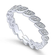 Load image into Gallery viewer, LR4652W45JJ 14K WHITE GOLD STACKABLE DIAMOND LADIES&#39; RING - M&amp;R Jewelers