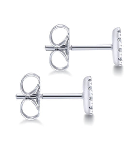 GABRIEL&CO-14K White Gold Diamond Stud Earrings   EG12967W45JJ