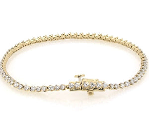 14K Yellow Gold Tennis 2 CTW Diamond Bracelet FB1152-4YF