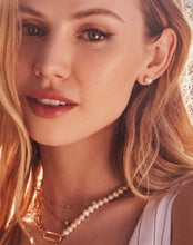 Load image into Gallery viewer, Kendra Scott-Ashton Gold Metal Half Chain Necklace in White Pearl 9608803419