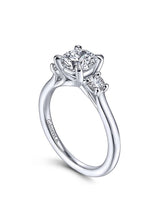 Load image into Gallery viewer, Gabriel 14k White Gold No Ctr D.28TW ring ER14745R4W44JJ