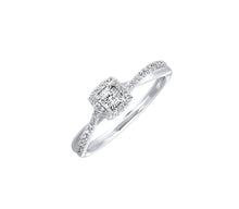 Load image into Gallery viewer, RG76920-4WC 14KT WHITE GOLD &amp; DIAMOND SPARKLE ENGAGEMENT RING