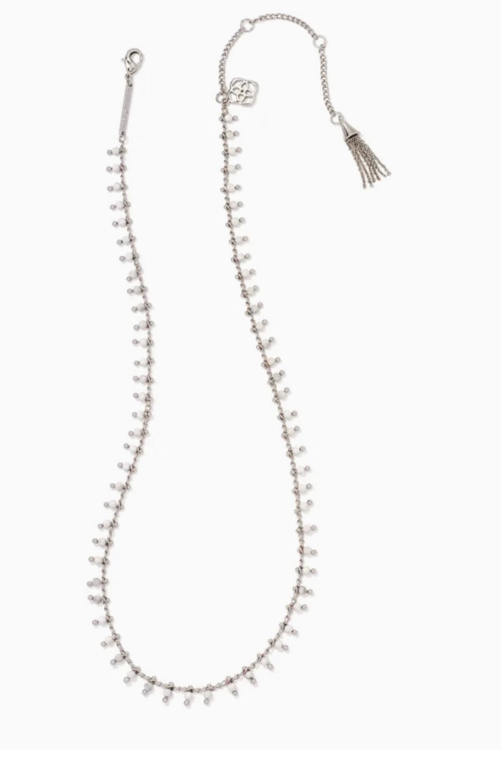 KENDRA SCOTT-Jenna Silver Choker Necklace In White Howlite 9608801064
