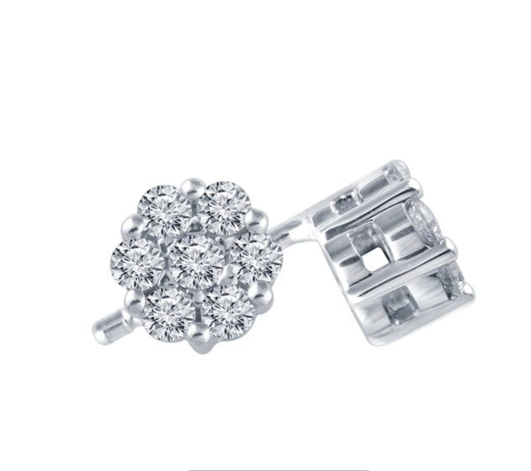 14k WG Diamond Earrings ER29576-4WH