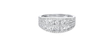 Load image into Gallery viewer, RG11022-4WC 14K White Gold Diamond 5-Row Fashion Ring