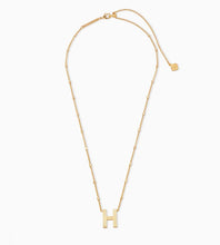 Load image into Gallery viewer, Kendra Scott-Letter H Pendant Necklace in Gold Metal 9608800279