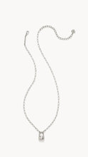 Load image into Gallery viewer, Kendra Scott-Jess Small Lock Chain Necklace in Silver Metal 9608802986