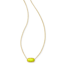 Load image into Gallery viewer, KENDRA SCOTT-Elisa Necklace Gold Neon Yellow 4217719735