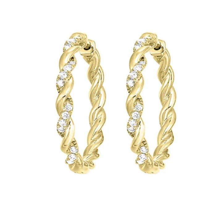 Diamond Earrings-ER31227-1YD