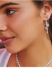 Load image into Gallery viewer, KENDRA SCOTT-Juliette Silver Drop Earrings in White Crystal 9608802208