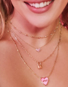 Kendra Scott-Jess Small Lock Chain Necklace in Gold Metal 9608802985