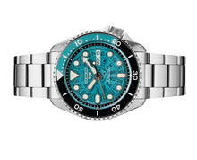 Load image into Gallery viewer, Seiko-5 Sports &quot;Time-Sonar&quot; Watch with Blue See-Thru Dial SRPJ45